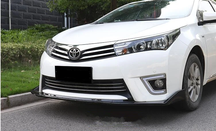 Для Toyota Corolla Body kit спойлер 2014 2016 для ABS задний передний бампер диффузор защитные