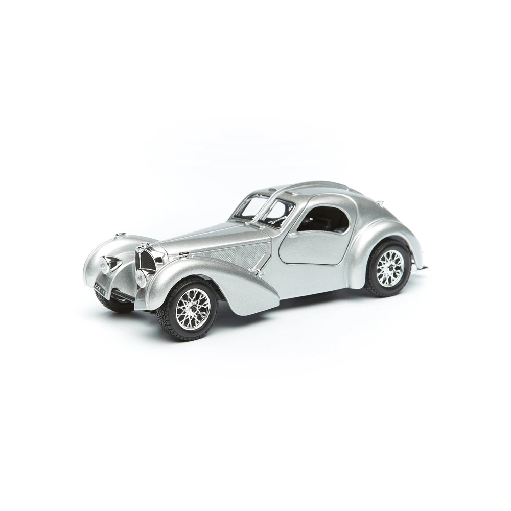 Коллекционная машина BB 18-22092 1:24 BUGATTI ATLANTIC 1936 SILVER Серебристый | Игрушки и хобби