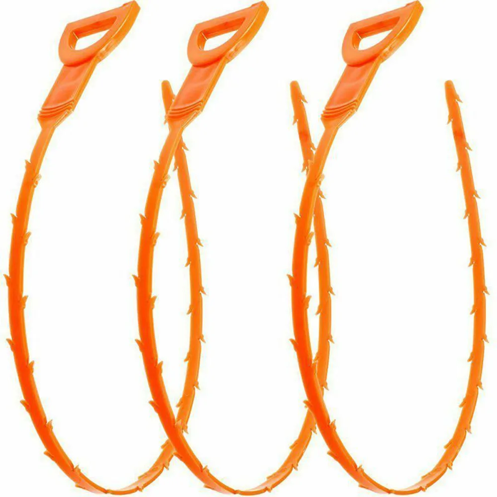 

Drain Snake Clog Remover 20 Sink Slow Fix Hair Clear Tool Removal Cleaner New