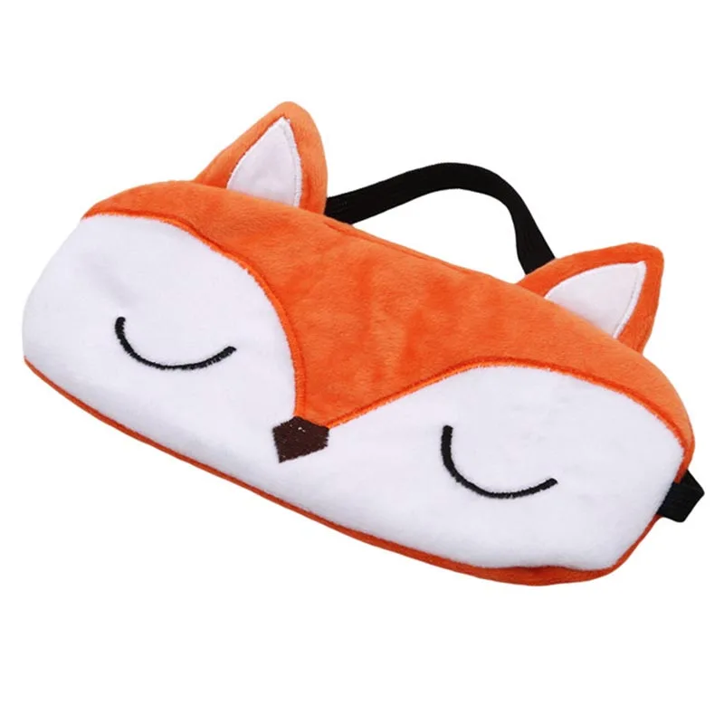 Маска для глаз животных дышащая забавная с рисунком тигровая лиса Собачьи глаза