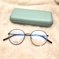 korean brand designer glasses frame retro round myopia optical eyeglasses anti blue light reading gafas for men women eyewear