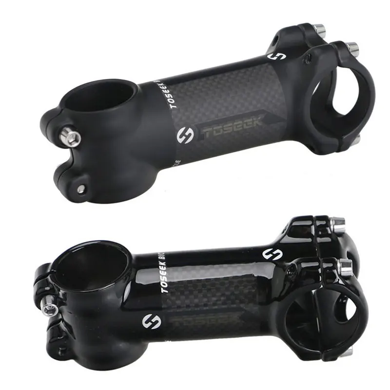 Шток для велосипеда TOSEEK шток из углеродного волокна 31 8 мм угол 6/17 градусов