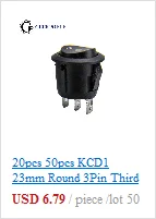 10 шт. 20 шт. KCD4 31*25 мм DPST 4PIN 16A/250 в красный/зеленый Кнопка ВКЛ/ВЫКЛ положение оснастки лодка кулисный переключатель медные ножки