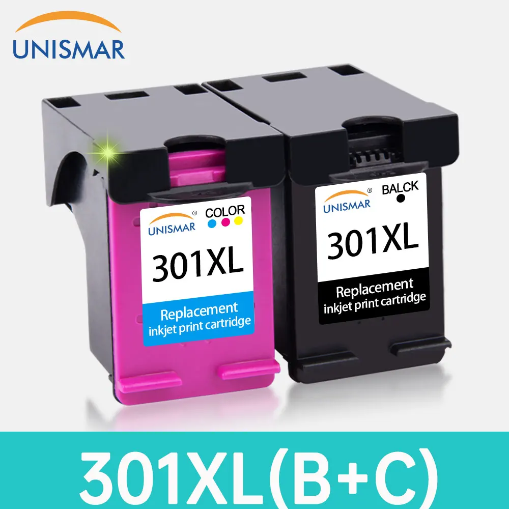 Сменный картридж для принтера HP 301 XL Deskjet 2050 1000 1050 2510 3000 3054 Envy 4500 4502|Чернильные