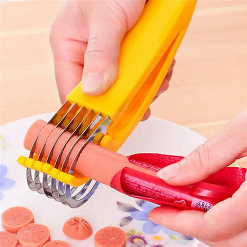 Из нержавеющей стали для бананов нож резки огурцов резак очиститель фруктов и