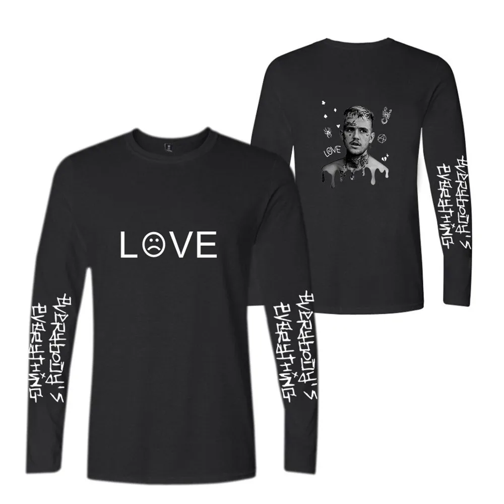 

Lil Peep T Shirt 2021 New Summer Fashion Lil Peep Printed T Shirt Streetwear Men Long Sleeve Casual Top Tees