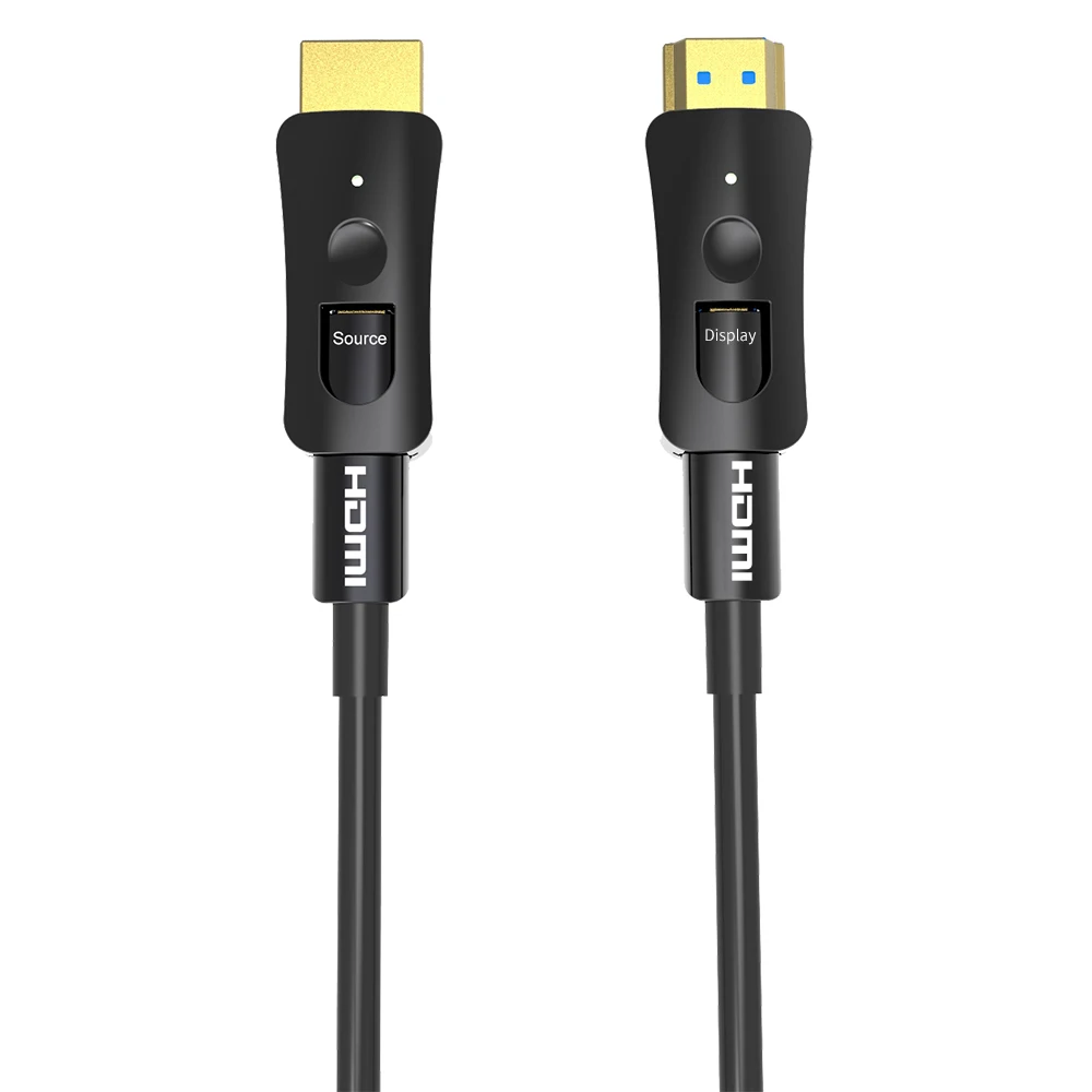 HDMI A-D Тип резьбовой 2 0 4K волоконно-оптический кабель D с одной головкой для HDTV