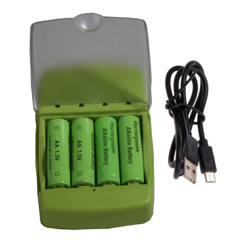 4 слота AA AAA зарядное устройство Smart usb зарядное устройство для аккумуляторов Щелочные AA AAA зарядное устройство с Светодиодный индикатор дисплея