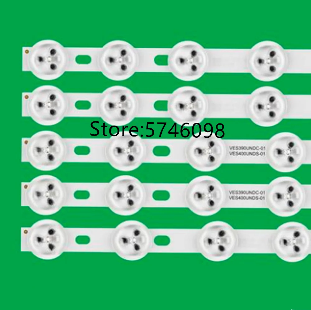 NEW LED backlight strip For 40&quot NDV REV1.0 ABC 39PF3025D 40L1333DB P40LED13 VES390UNDC-01 VES400UNDC-01 VES400UNDS-02 03 | Мобильные