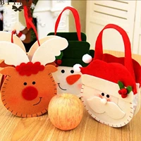 bitfly 15x18cm christmas santa claus candy bag elk snowman candy bag gifts for kids new year festival party decoration supplies