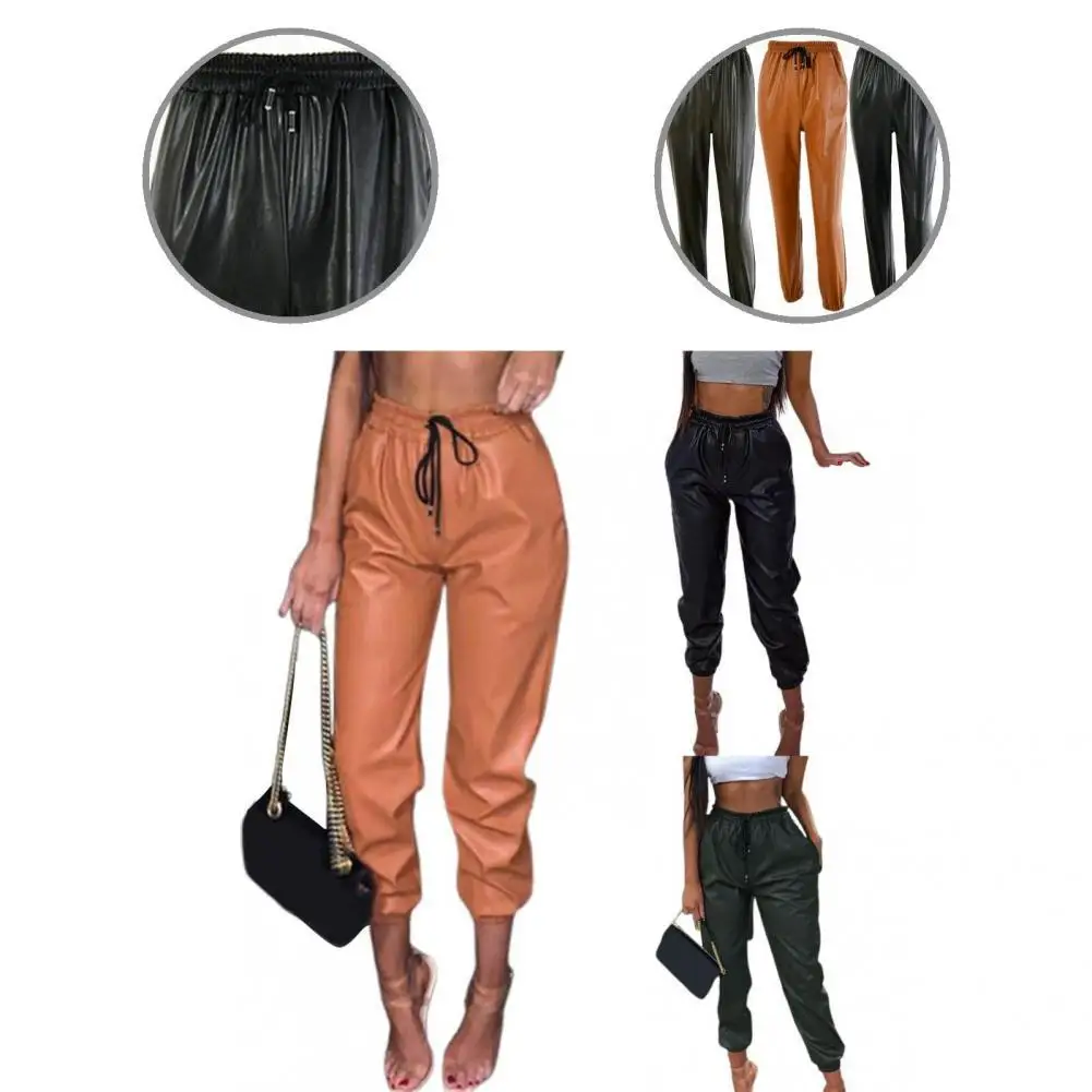 

Joggers Pants Casual Streetwear Ankle Tied Loose-fitting Elasticity Pants for Party Harem Trousers Women Trousers