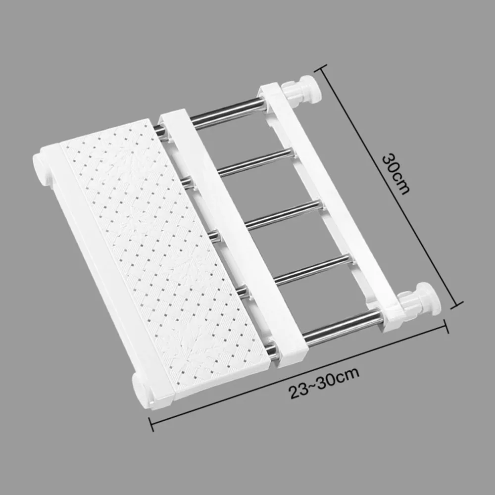 

1 Set Shelf Divider and Separators Nail-free Retractable Storage Rack for Closet