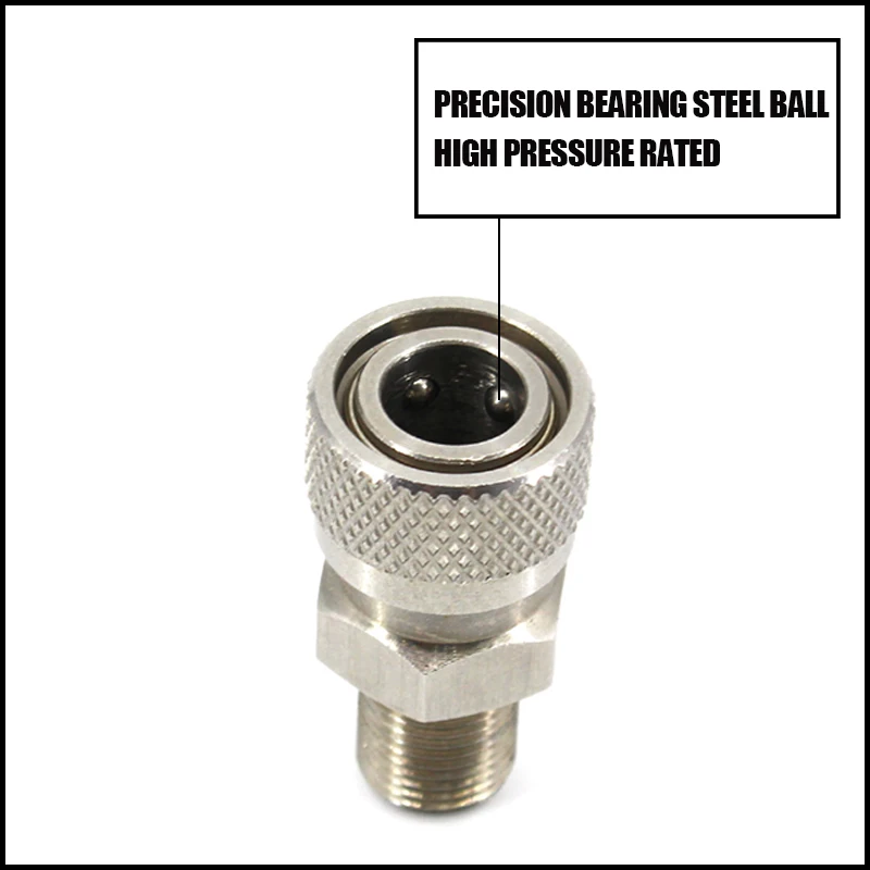 PCP Пейнтбол мужской быстроразъемный 1/8BSPP нержавеющая сталь 8 мм воздушная Муфта