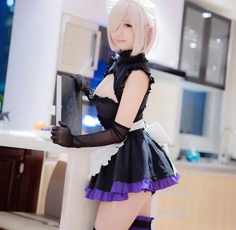 Аниме Fate/grand Order Matthew косплей костюм для женщин горничной униформа платье Хэллоуин