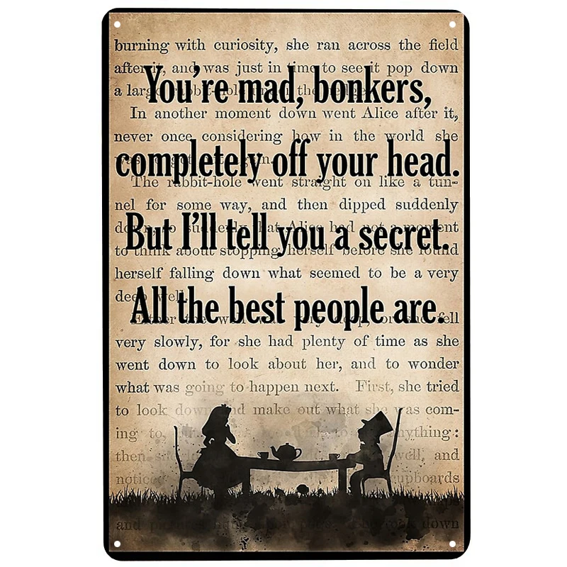 

The Best People Are printed Metal Signs Retro Tin Signs Funny Poster Decor for Bar Pub Club Decoration for Living Room Home