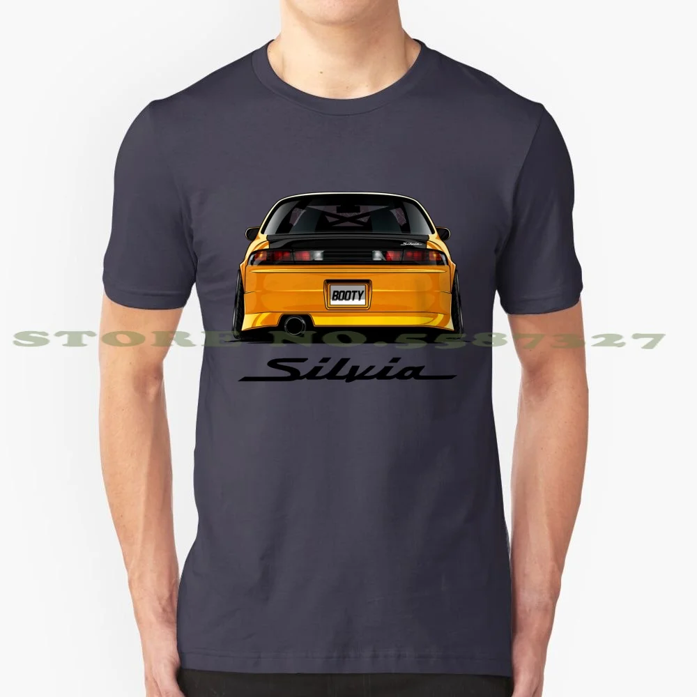 Silvia S14 от Silviataste 100% футболка из чистого хлопка Skyline Gtr Jdm Nismo Bnr34 Hakosuka R33 R32 Fd3S Rx7 Rx8 S15 S13