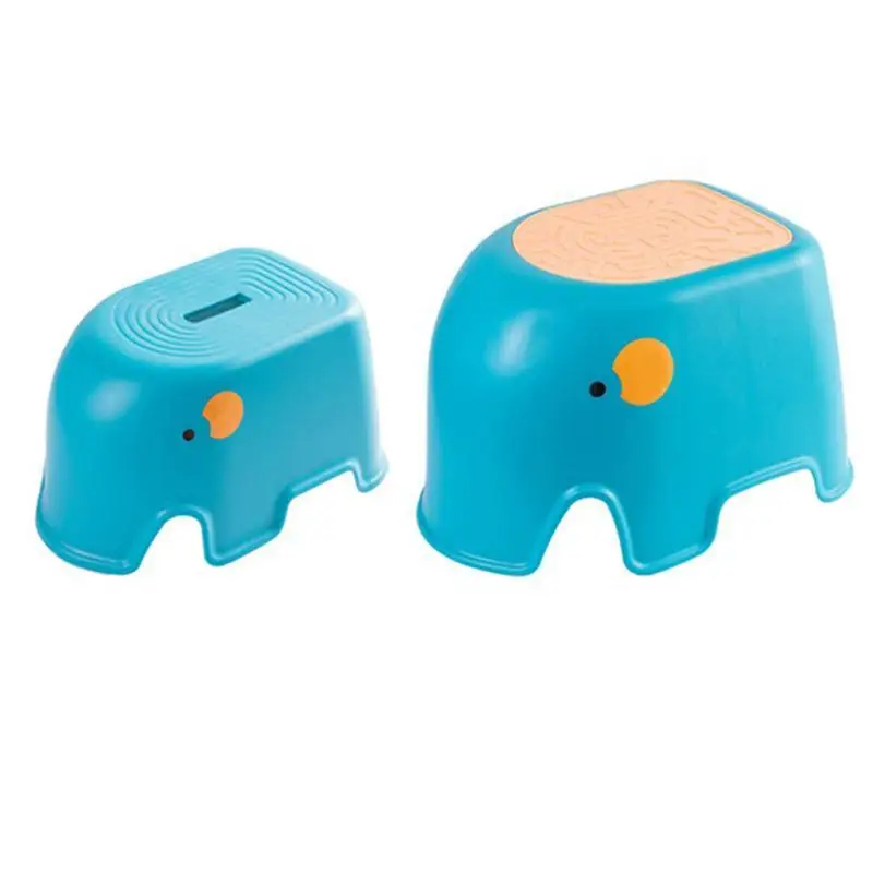 

2pcs Children Step Stool Household Step Stool Non-slip Foot Stool for Baby