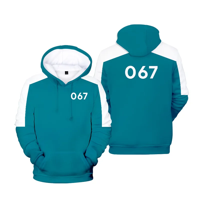 

Hot Selling Role-playing Squid Game 067 240 Role-playing Squid Game 218 001 3d Adult/child Loose Unisex 2 Hoodie Sweatshirt