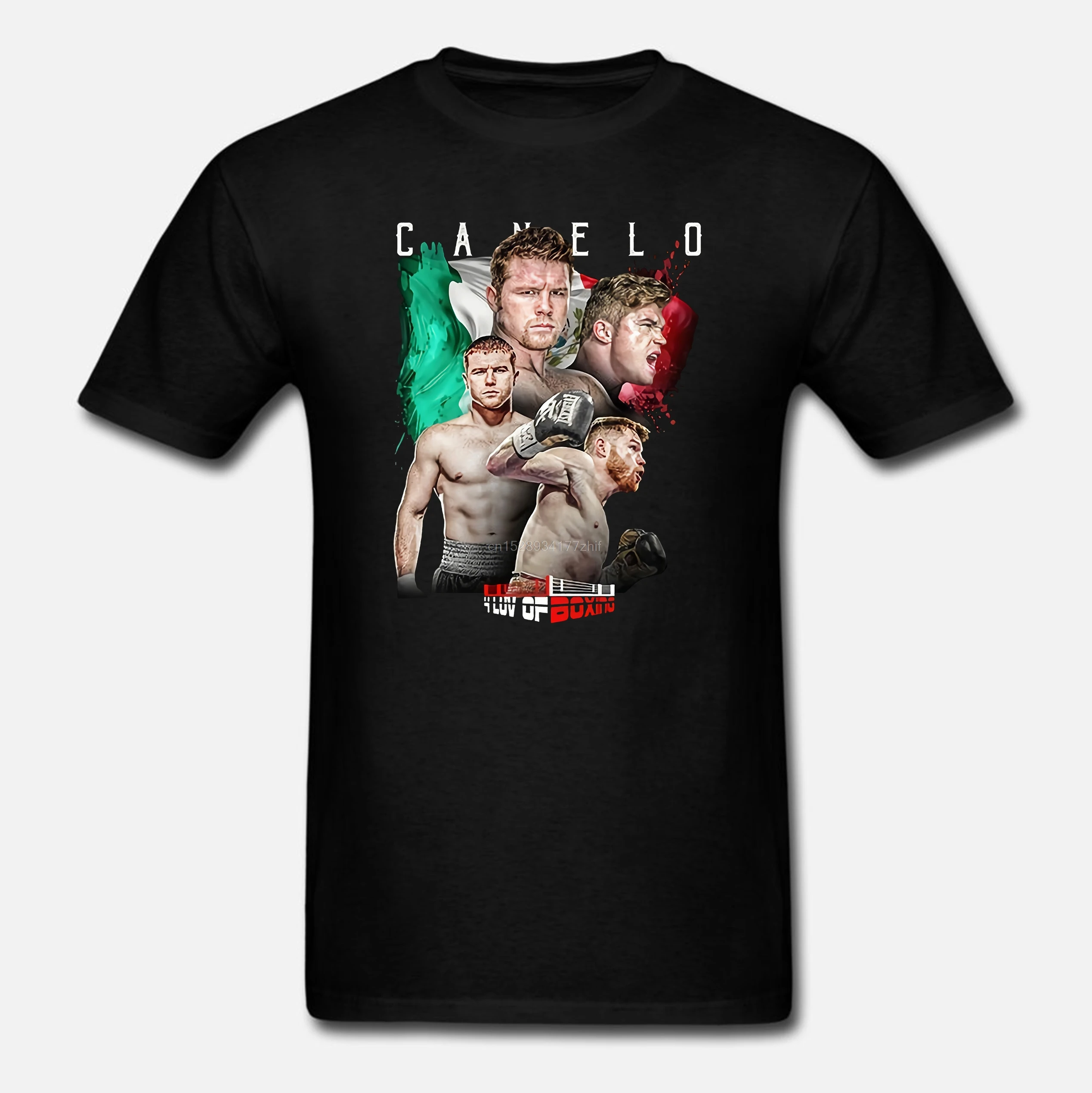 Мужская классическая футболка Canelo Alvarez одежда для бокса забавная новинка женщин-