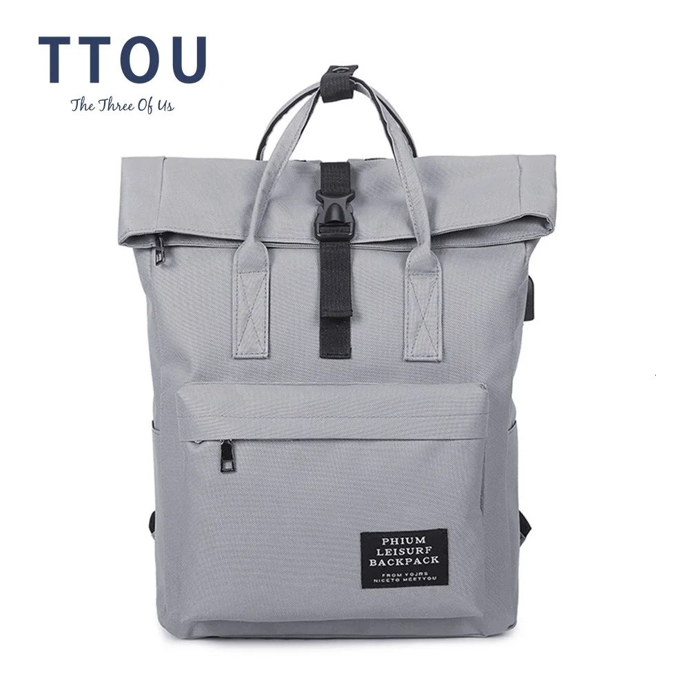 TTOU Fashion Backpack Women Leisure Back Pack Korean Ladies Knapsack Casual Travel Bags School Girls Classic Bagpack Laptop bag