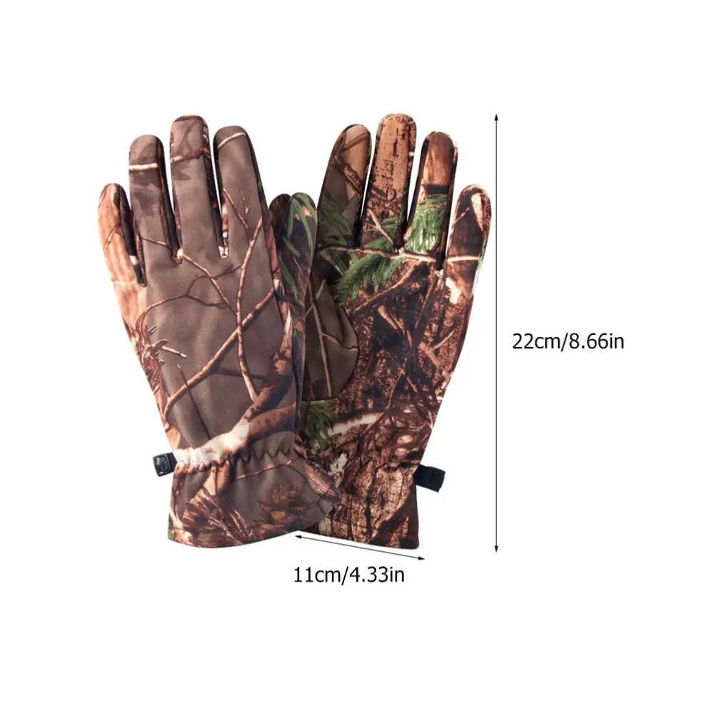 

1 Pair of Camo Full Finger Outdoor Camouflage Gear