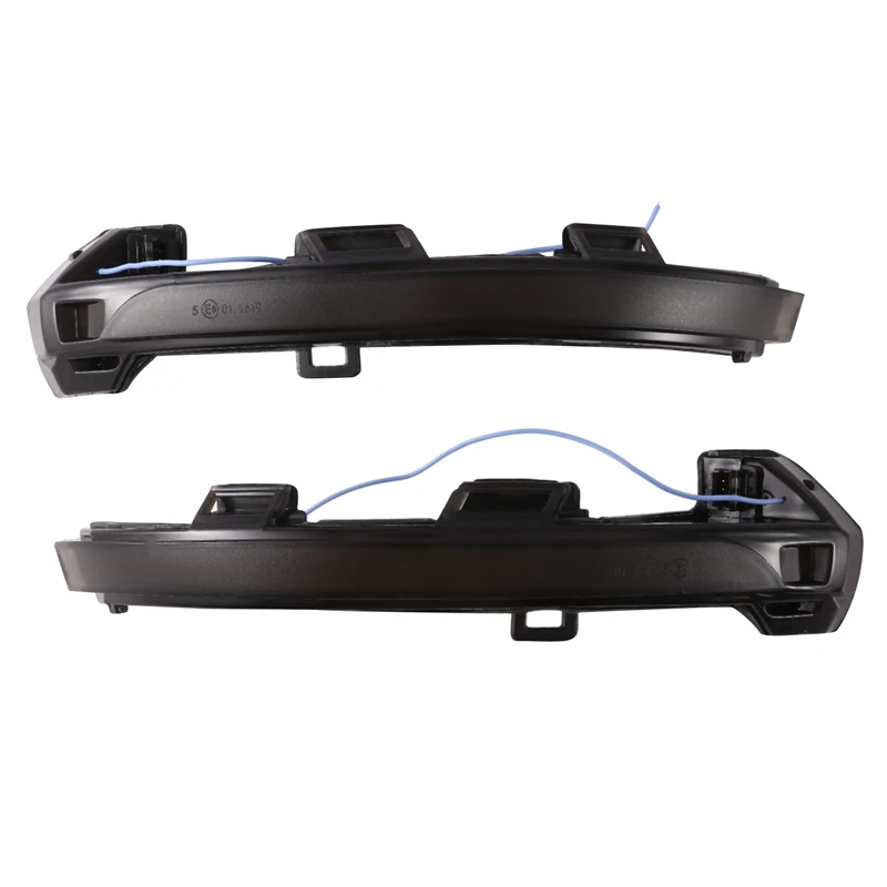 

LED Dynamic Side Mirror Indicator, for Golf 8 MK8 GTE GTD 2020 2021 Rearview Turn Signal Flashing Lights, Blue&Amber