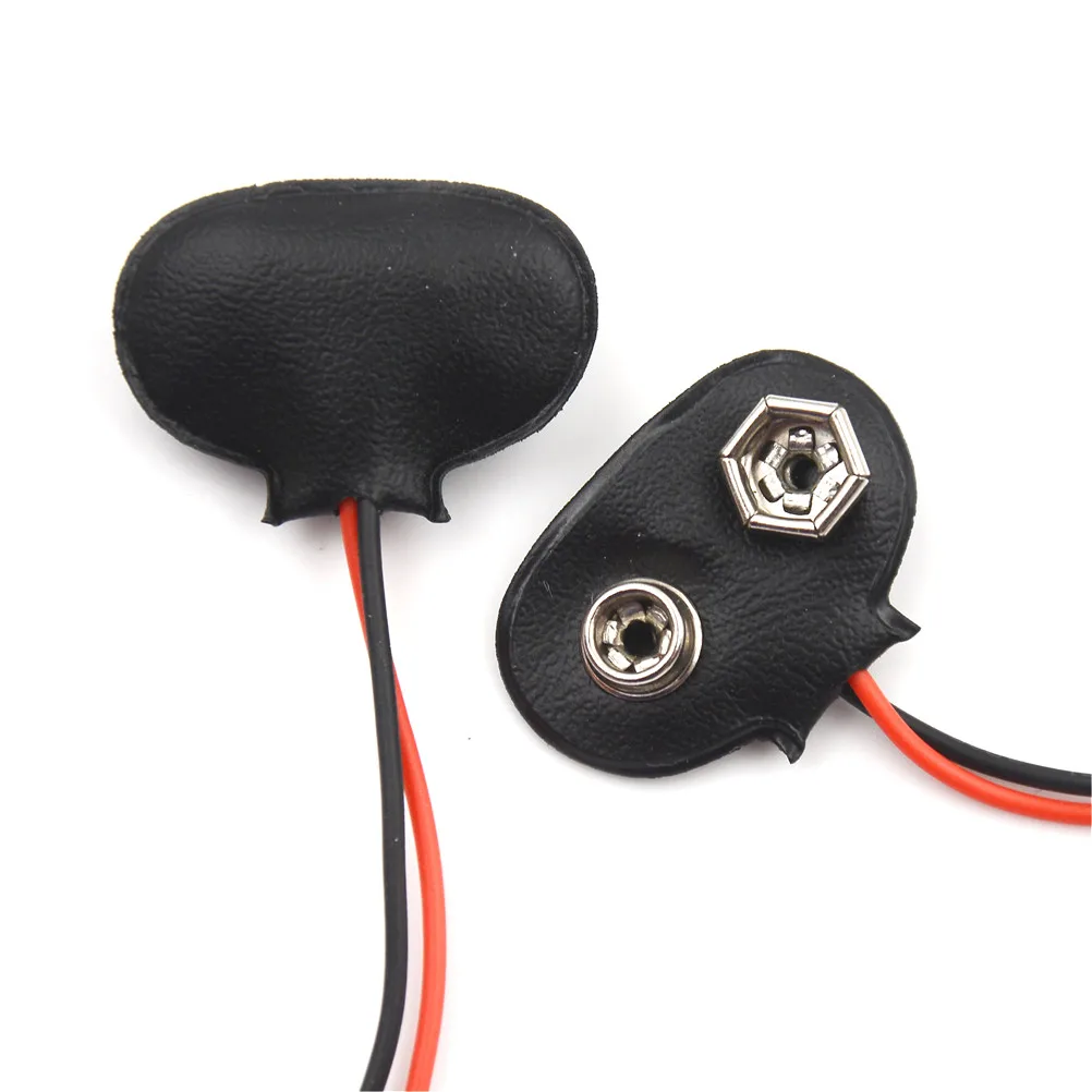 

10pcs To DC 9V Clip Male Line Battery Adapter For Arduino R3 Jack Connector DIY 9V Battery Experimental Snap Power Cable