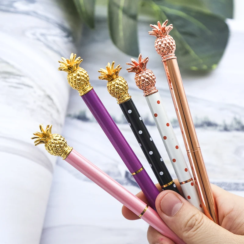 Металлическая шариковая ручка в форме ананаса 0 5 мм|Шариковые ручки| |