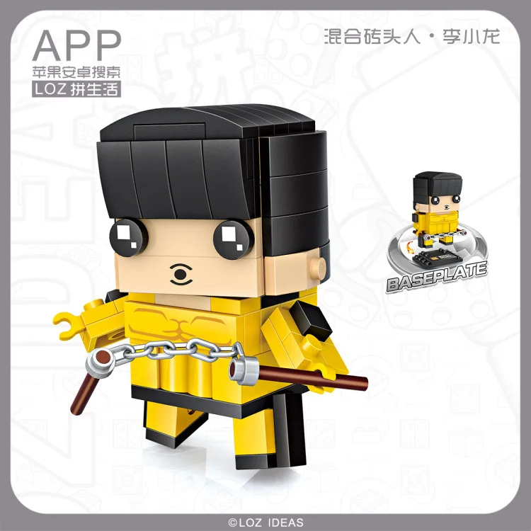 Лоз мини блоки Китайский Персонаж Строительные кирпичи для детей Гоку модель DIY