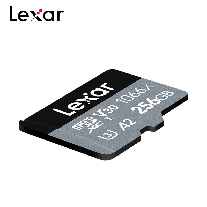 Original Lexar Professional Micro SD Card 1066x 64GB 128GB 256GB Flash Card V30 A2 Class 10 SDXC Max 160MB/s For Camera