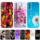 Чехол силиконовый для Huawei P Smart 2021, мягкий чехол с рисунком, чехол для Huawei Psmart 2021 PPA-LX2 6,67 дюйма, противоскользящий бампер