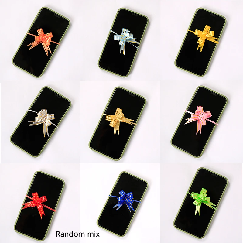 Подарочная упаковка ленты с бантом 100 шт./лот для упаковки подарков товары