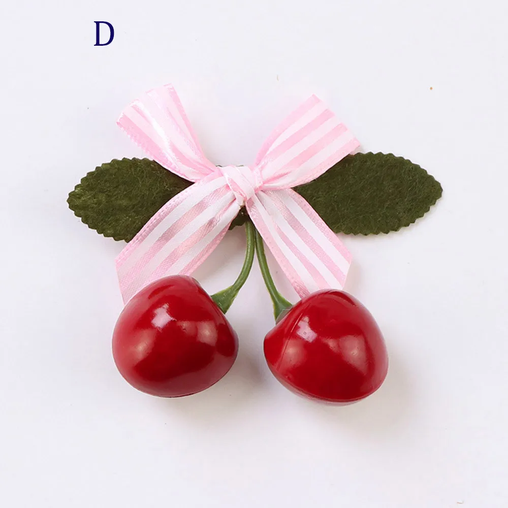 2 шт. заколки для волос в виде вишни высокое качество девочек | Детская одежда и