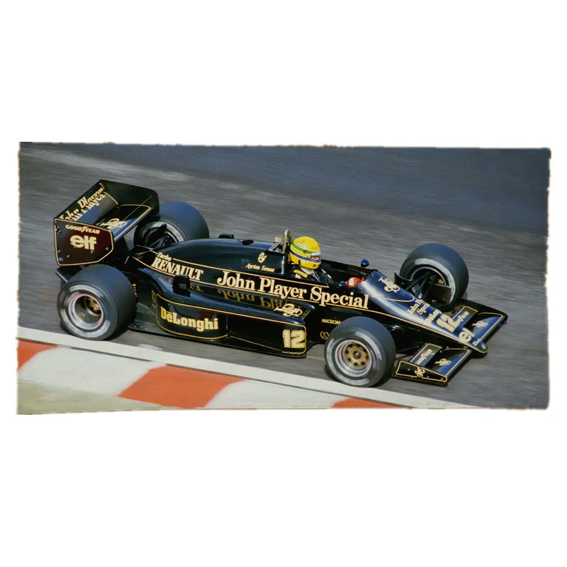 Крутое мужское пляжное спортивное полотенце с коллажем Айртон Сенна из