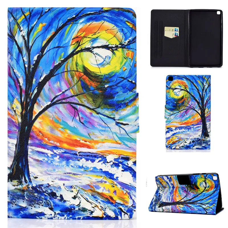 Чехол для Samsung Galaxy Tab A8 A 8 2019 чехол T290 с милым котом собакой кожаный 0 T295 T297 Защитные