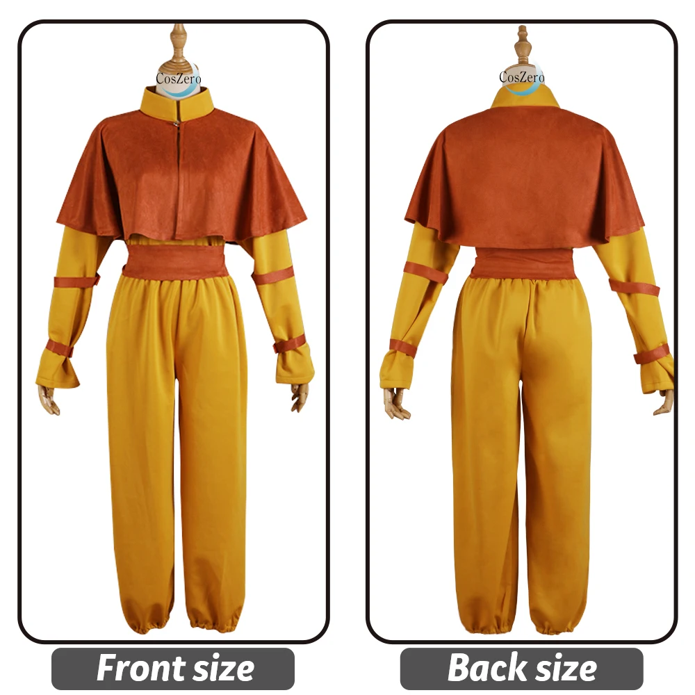 Kids Anime Avatar The Last Airbender Avatar Katara Korra Aang Cosplay Costume Purim Outfits Halloween Carnival Suit
