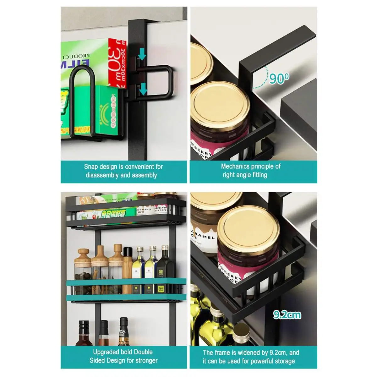 Многофункциональный большой Органайзер рефрижератор шкаф для хранения кухни