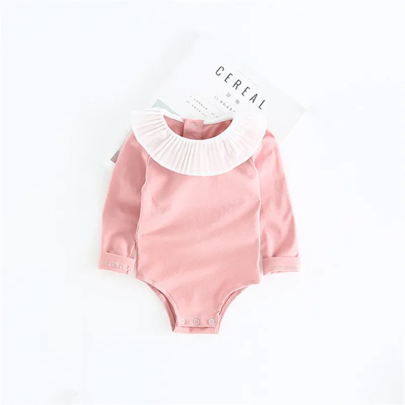 Baby romper 9 Зимние комбинезоны для маленьких девочек; осенняя одежда принцессы для новорожденных; одежда для От 0 до 2 лет девочек и мальчиков; комбинезон с длинными рукавами; одежда для малышей - Цвет: Baby romper 9
