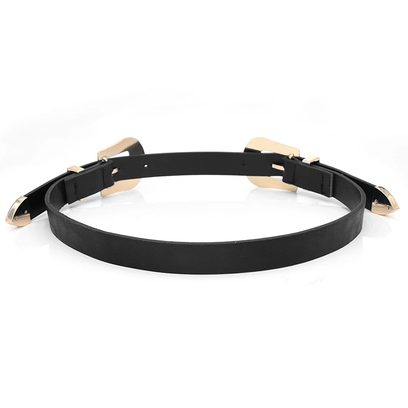 

Vintage Carved Double-Headed Ladies Pin Buckle High-Quality Belt Denim Casual Wild Durable Belt