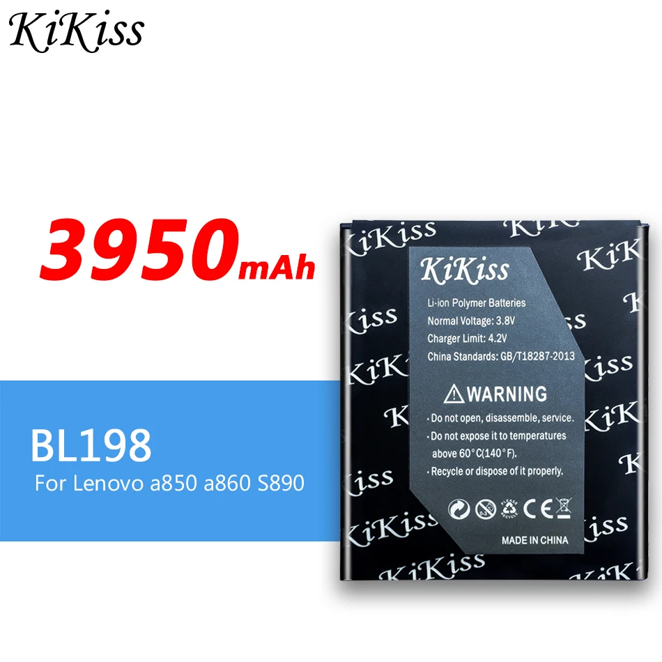 BL 198 BL198 3950mAh аккумулятор для lenovo A859 A860E S890 A850 A830 K860 K860I A678T S880I мобильного