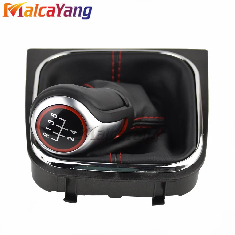 5 6 скоростей для V-W Volkswagen Golf5/6 MK5/6 Scirocco(2009) Octavia(2006) ручная рукоятка для рычага переключения передач из натуральной кожи Gaitor boot