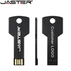 Металлический ключ Форма флеш-диск USB 2,0 ГБ 4 ГБ 8 ГБ 16 ГБ 32 ГБ 64 ГБ 128 ГБ флеш-накопителей и более 10 шт. Бесплатная доставка логотип Memory Stick реальные Ёмкость U диск