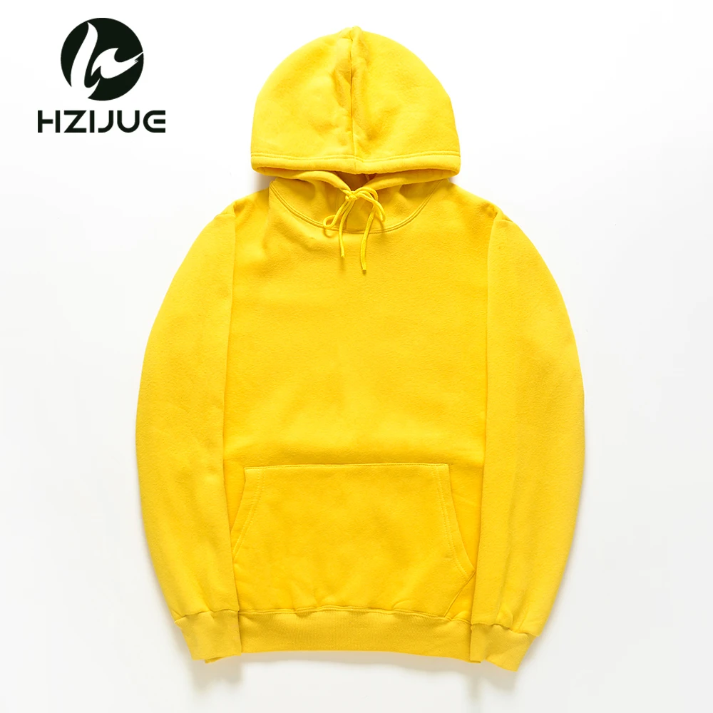 HZIJUE 2019 Зимние Повседневные Флисовые женские Толстовки с длинным рукавом желтые