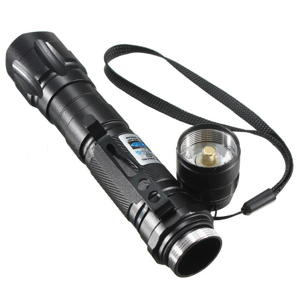 

High-power green laser pointer red dot laser bird repellent laser sight 532nm adjustable focus + 18650 battery + USB charger