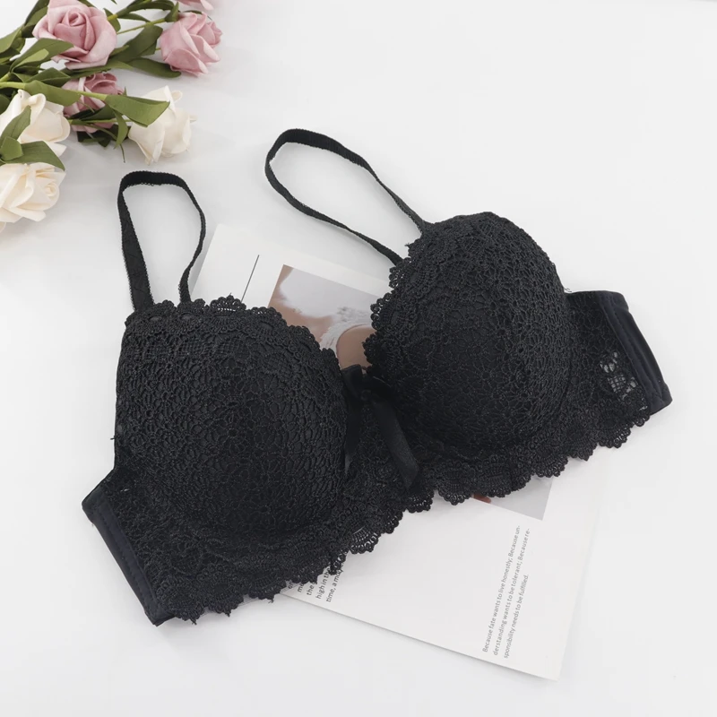 Beauwear размера плюс сексуальные женские бюстгальтеры с вышивкой пуш-ап нижнее белье дамское белье большой размер бюстгальтер Размер 38-44 B C чашка