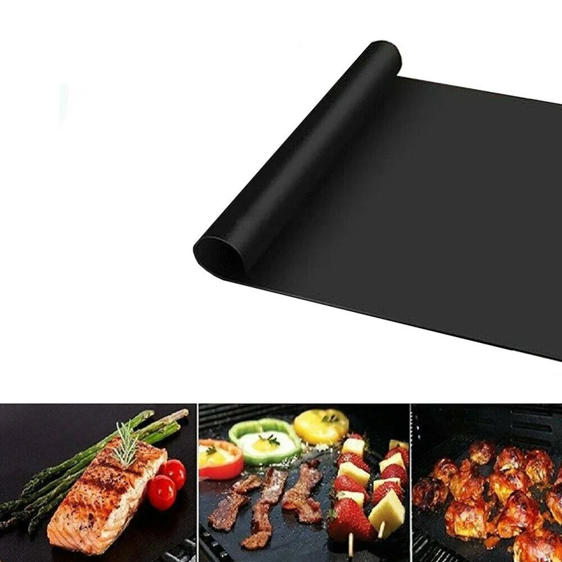 

Grill Mat Non Stick Reusable BBQ Grill Liners Oven Grill Foil Barbecue Liner Mat Bbq Tools Summer Bbq Accessories Easily Cleaned