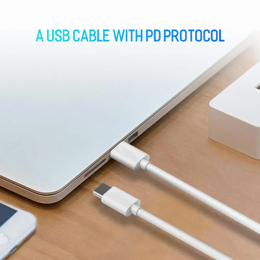 3а QC3.0 Тип C к USB кабель для смартфона поддержка PD 60 Вт Кабель быстрой зарядки Дата
