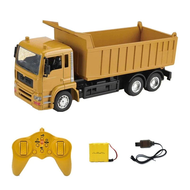10CH RC Dump Truck 2 4 HZ пульт дистанционного управления гидравлический инженерный