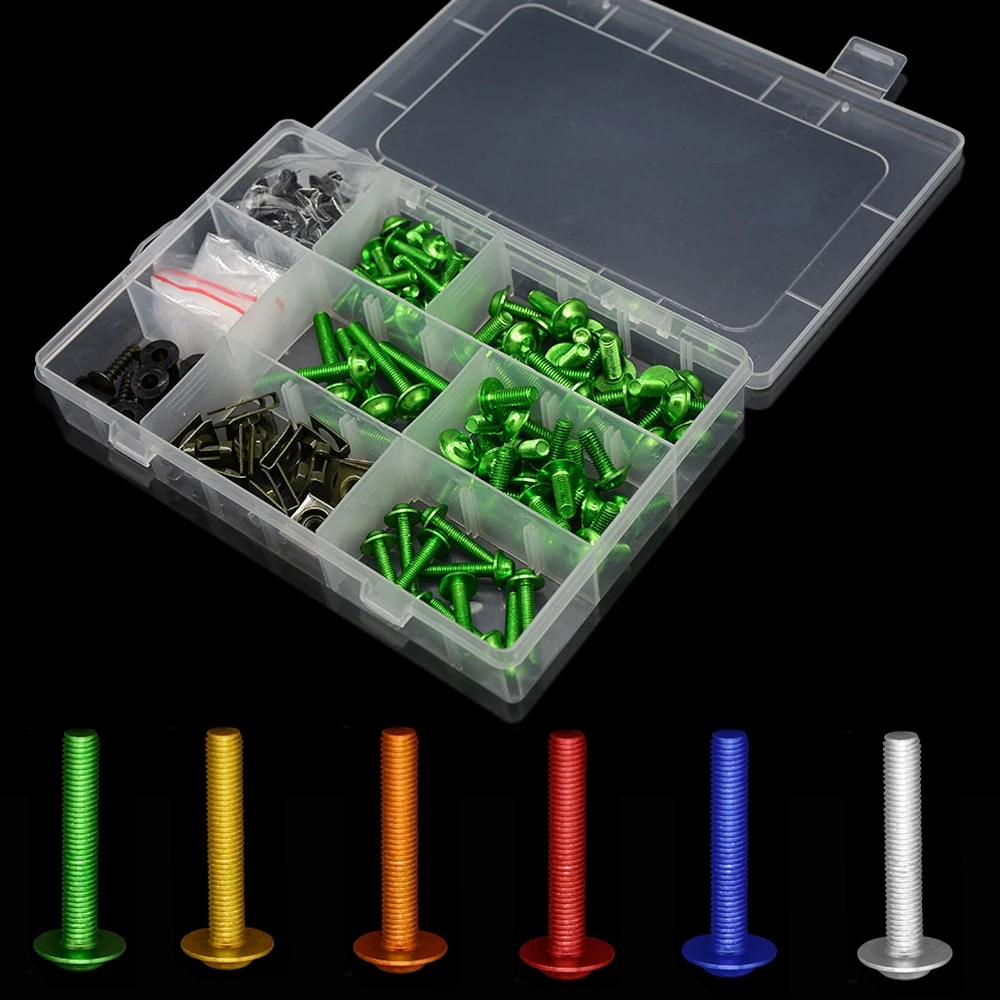 Для Suzuki Универсальный мотоцикл обтекатель Болты Комплект винты аксессуары