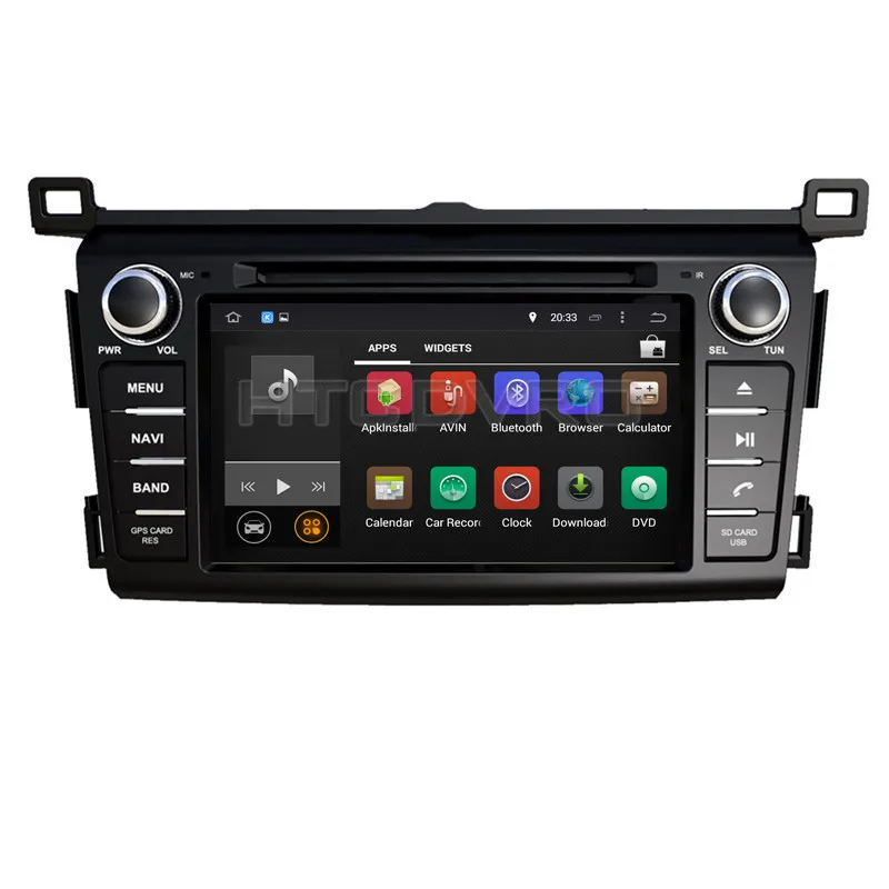 YMODVHT 7 дюймов 4G Восьмиядерный Android 9 0 1 Автомобильный DVD плеер для Toyota RAV4 2013 GPS